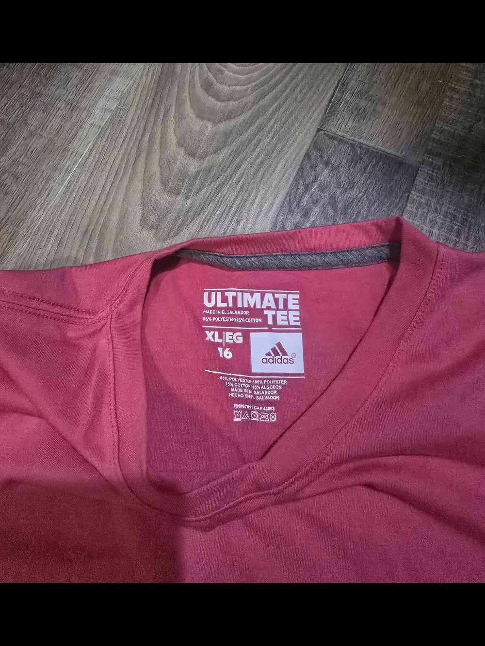 adidas Short Sleeve Girls Tee in Pink